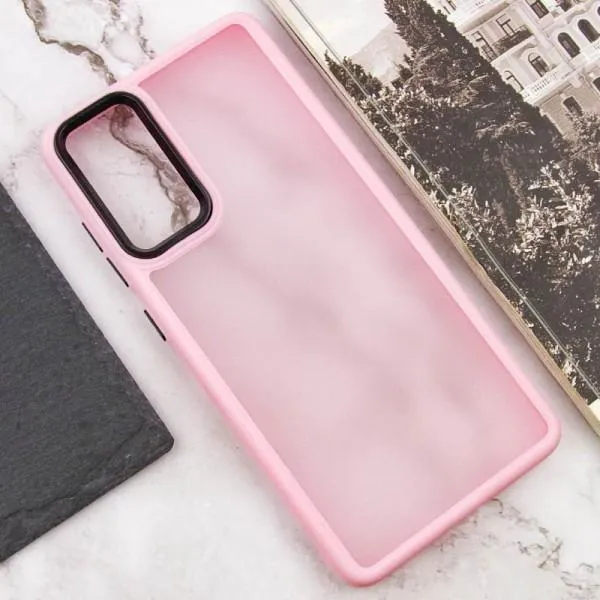 Чехол TPU+PC Lyon Frosted для Samsung Galaxy S23 FE — Розовый — фото 4 Чехол TPU+PC Lyon Frosted для Samsung Galaxy S23 FE — Розовый — фото 4