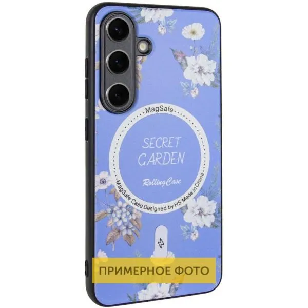 TPU+PC чехол Secret Garden with Magnetic Fit для Samsung Galaxy S23 FE — Лиловый — фото 3 TPU+PC чехол Secret Garden with Magnetic Fit для Samsung Galaxy S23 FE — Лиловый — фото 3