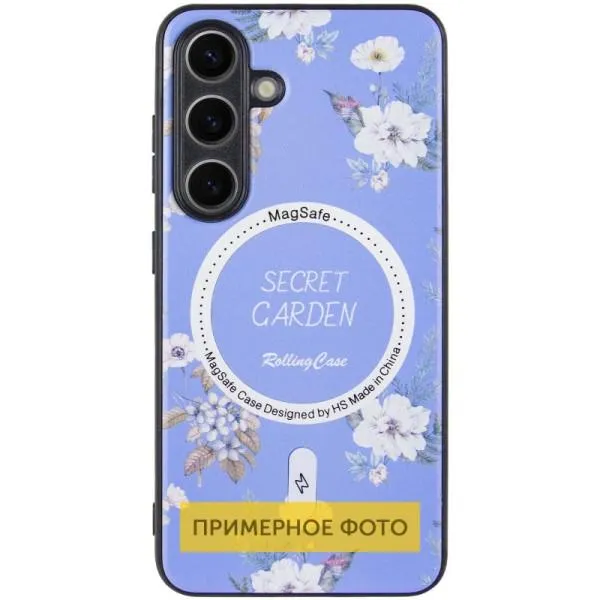 TPU+PC чехол Secret Garden with Magnetic Fit для Samsung Galaxy S23 FE — Лиловый — фото 4 TPU+PC чехол Secret Garden with Magnetic Fit для Samsung Galaxy S23 FE — Лиловый — фото 4