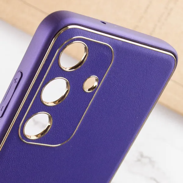 Шкіряний чохол Xshield для Samsung Galaxy S23 FE — Фіолетовий — фото 5