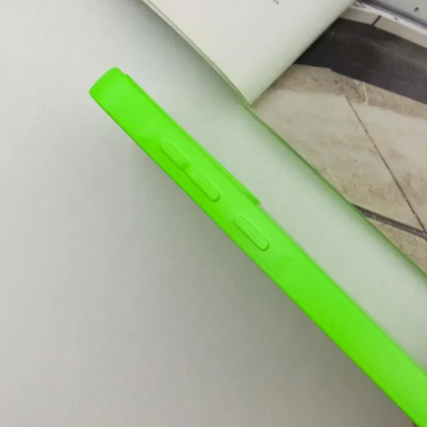 Чехол TPU GETMAN Liquid Silk Full Camera для Samsung Galaxy S23 FE — Салатовый — фото 4