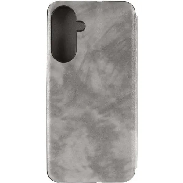 Кожаный чехол-книжка Belora для Samsung Galaxy S23 FE — Серый — фото 5