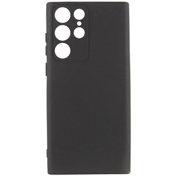 Чехол Silicone Cover Ummi Lakshmi Full Camera (AA) для Samsung Galaxy S23 Ultra — Черный — фото 2