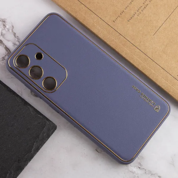 Шкіряний чохол Xshield для Samsung Galaxy S23 — Сірий — фото 4 Шкіряний чохол Xshield для Samsung Galaxy S23 — Сірий — фото 4