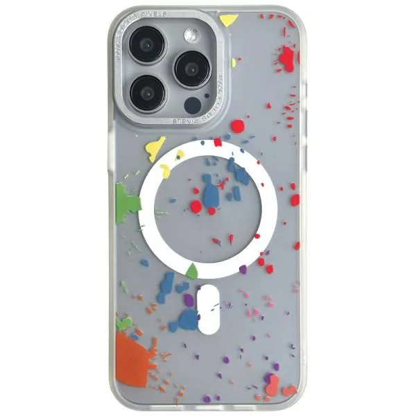 Чехол TPU+PC Flush with MagSafe для Samsung Galaxy S24 FE — Белый — фото 1 Чехол TPU+PC Flush with MagSafe для Samsung Galaxy S24 FE — Белый — фото 1