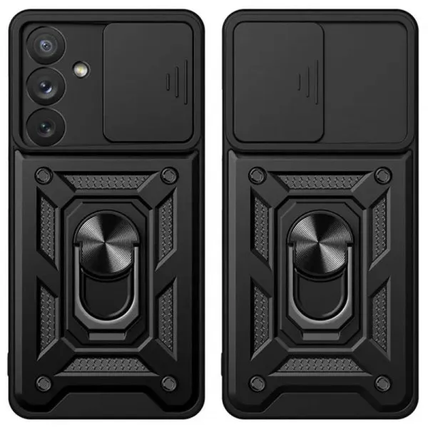 Чехол Ummi Camshield Serge Ring для Samsung Galaxy S24 FE — Черный — фото 2 Чехол Ummi Camshield Serge Ring для Samsung Galaxy S24 FE — Черный — фото 2