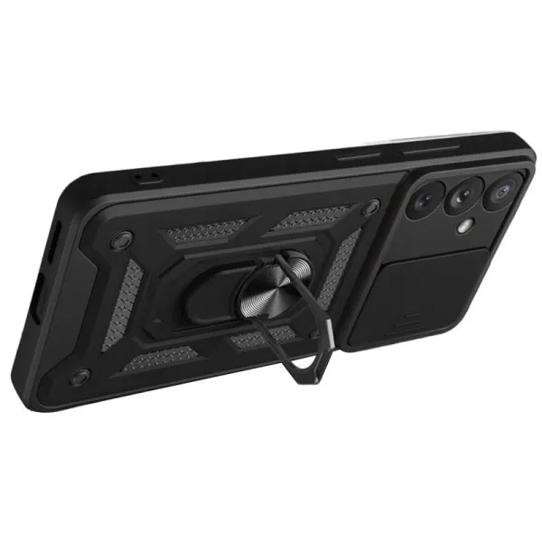 Чехол Ummi Camshield Serge Ring для Samsung Galaxy S24 FE — Черный — фото 3 Чехол Ummi Camshield Serge Ring для Samsung Galaxy S24 FE — Черный — фото 3