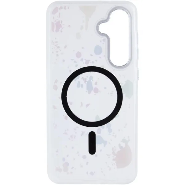 Чехол TPU+PC Flush with MagSafe для Samsung Galaxy S24 FE — Белый — фото 3 Чехол TPU+PC Flush with MagSafe для Samsung Galaxy S24 FE — Белый — фото 3