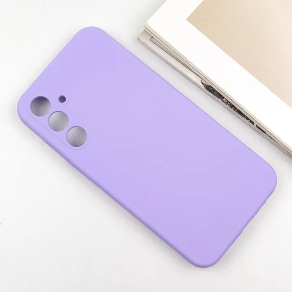 Чехол Silicone Cover Lakshmi Full Camera (AAA) для Samsung Galaxy S24 FE — Сиреневый — фото 5 Чехол Silicone Cover Lakshmi Full Camera (AAA) для Samsung Galaxy S24 FE — Сиреневый — фото 5