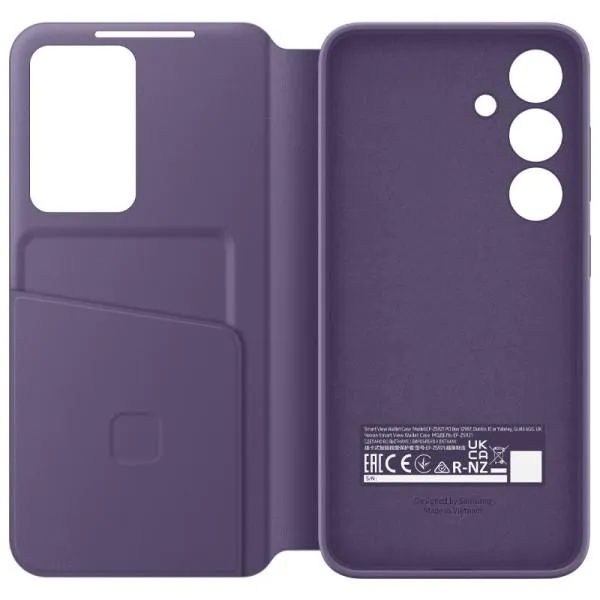 Smart View Wallet Case (AAA) для Samsung Galaxy S24+ — Фиолетовый — фото 5 Smart View Wallet Case (AAA) для Samsung Galaxy S24+ — Фиолетовый — фото 5