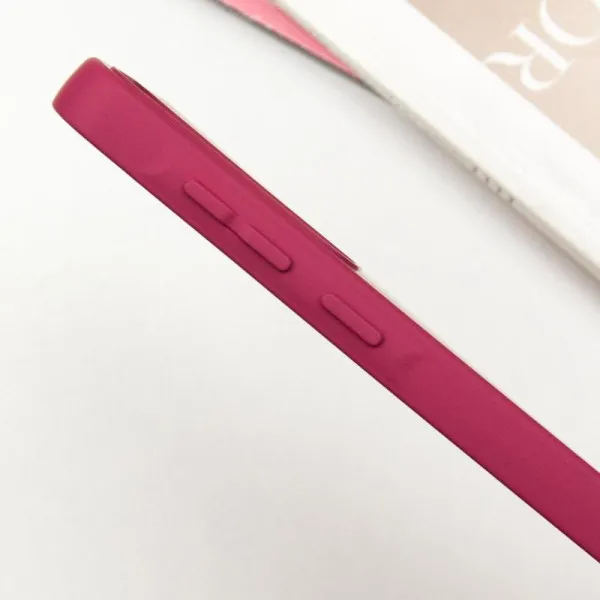 Чехол TPU GETMAN Liquid Silk Full Camera для Samsung Galaxy S24+ — Бордовый — фото 4