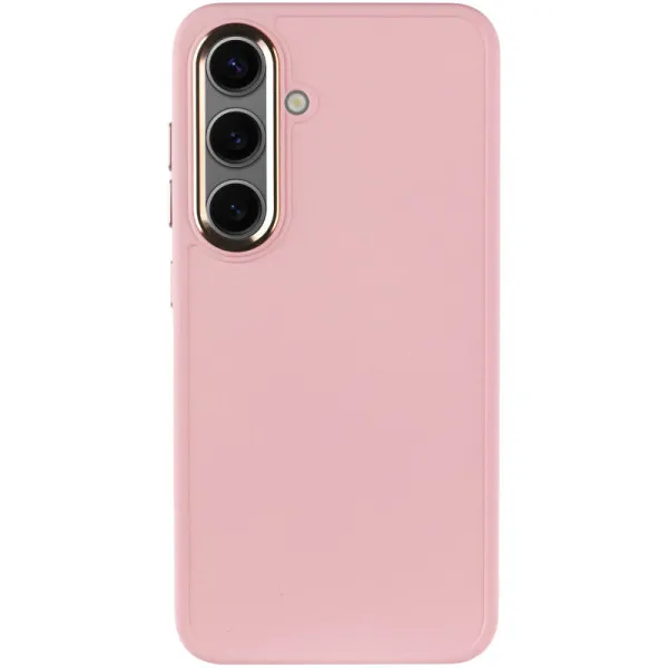 TPU чехол Bonbon Metal Style для Samsung Galaxy S24+ / S25+ — Розовый — фото 2