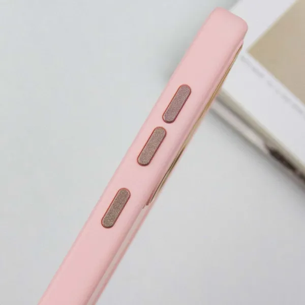 TPU чехол Bonbon Metal Style для Samsung Galaxy S24+ / S25+ — Розовый — фото 5