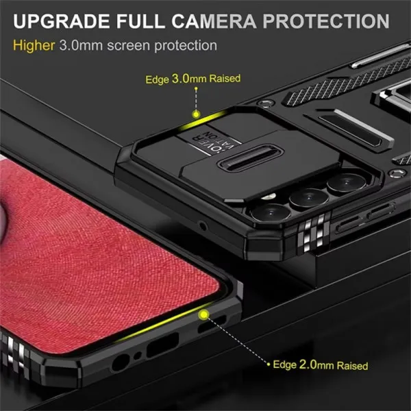Ударопрочный чехол Camshield Army Ring для Samsung Galaxy S24 — Черный — фото 3 Ударопрочный чехол Camshield Army Ring для Samsung Galaxy S24 — Черный — фото 3