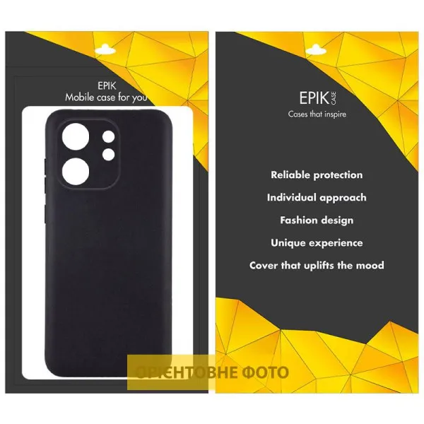 Чехол TPU Epik Black Full Camera для Samsung Galaxy S25 FE — Черный — фото 2