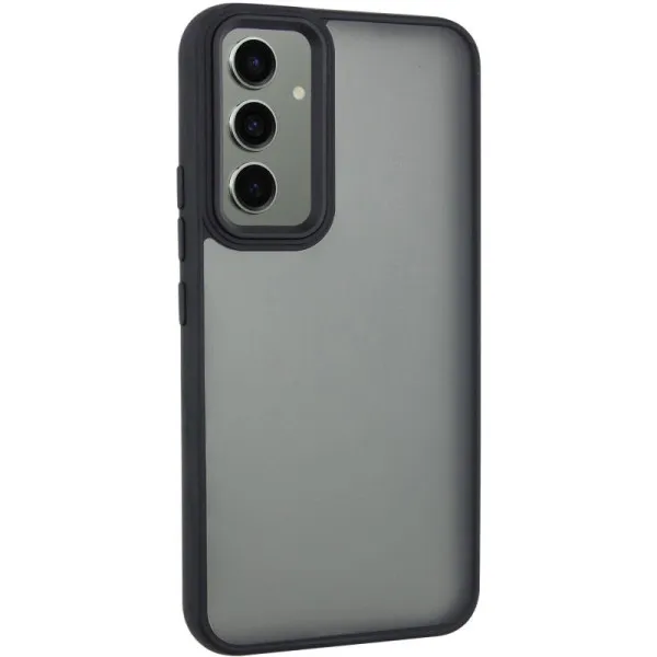 Чехол TPU+PC Lyon Frosted для Samsung Galaxy S25 FE — Черный — фото 1 Чехол TPU+PC Lyon Frosted для Samsung Galaxy S25 FE — Черный — фото 1