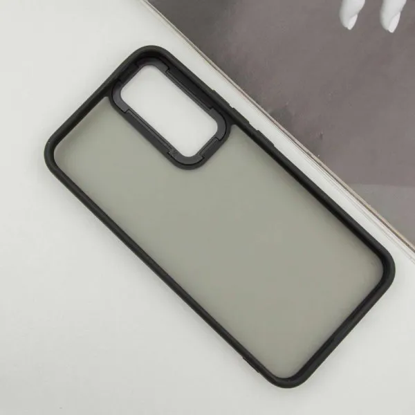 Чехол TPU+PC Lyon Frosted для Samsung Galaxy S25 FE — Черный — фото 3 Чехол TPU+PC Lyon Frosted для Samsung Galaxy S25 FE — Черный — фото 3