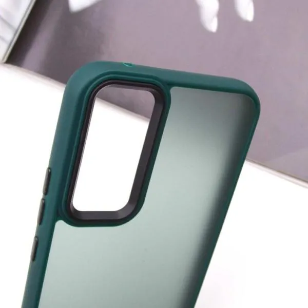 Чехол TPU+PC Lyon Frosted для Samsung Galaxy S25+ / S24+ — Зеленый — фото 4 Чехол TPU+PC Lyon Frosted для Samsung Galaxy S25+ / S24+ — Зеленый — фото 4