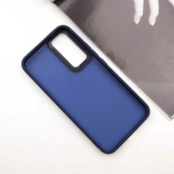 Чохол TPU+PC Lyon Frosted для Samsung Galaxy S25+ / S24+ — Темно-синій — фото 3 Чохол TPU+PC Lyon Frosted для Samsung Galaxy S25+ / S24+ — Темно-синій — фото 3