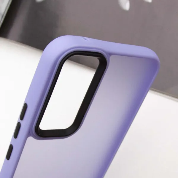 Чехол TPU+PC Lyon Frosted для Samsung Galaxy S25+ / S24+ — Фиолетовый — фото 4