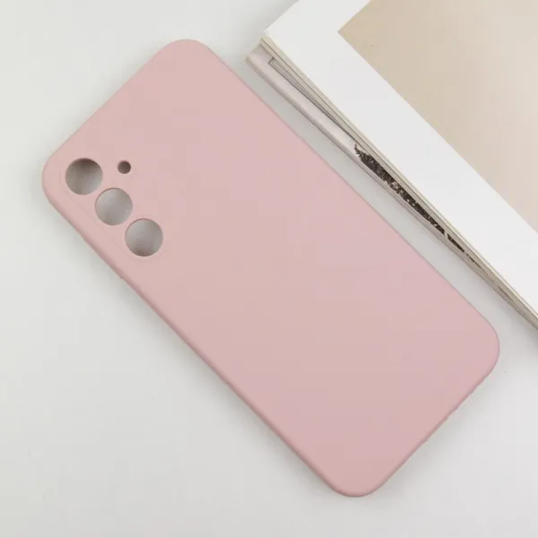 Чехол Silicone Cover Lakshmi Full Camera (AAA) для Samsung Galaxy S25+ — Розовый — фото 5