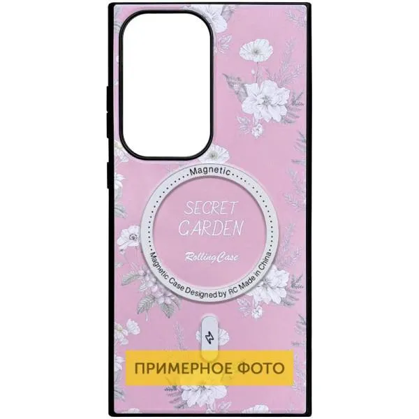TPU+PC чехол Soft Secret Garden with MagFit для Samsung Galaxy S25 Ultra — Розовый TPU+PC чехол Soft Secret Garden with MagFit для Samsung Galaxy S25 Ultra — Розовый