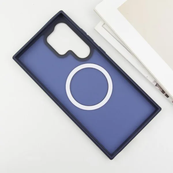 Чехол Ummi Colorful with Magnetic Fit для Samsung Galaxy S25 Ultra — Синий — фото 3