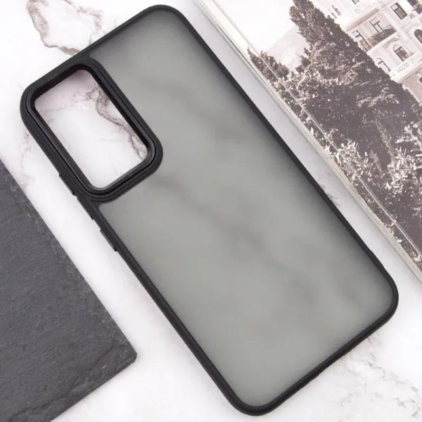 Чехол TPU+PC Lyon Frosted для Samsung Galaxy S25 Ultra — Черный — фото 4 Чехол TPU+PC Lyon Frosted для Samsung Galaxy S25 Ultra — Черный — фото 4