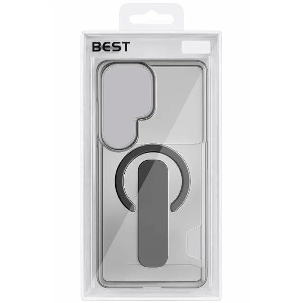 Чехол PC Soft Mist with Magnetic Fit для Samsung Galaxy S25 Ultra — Черный — фото 2