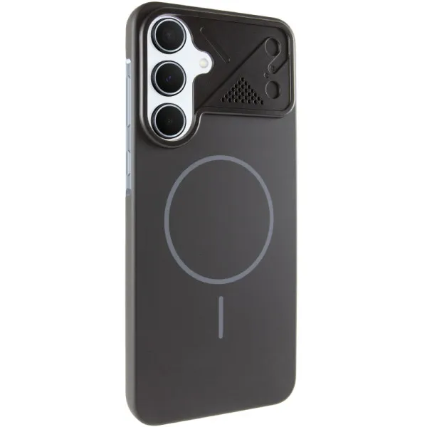 Чехол PC Synq with Magnetic Fit для Samsung Galaxy S25 — Черный — фото 1 Чехол PC Synq with Magnetic Fit для Samsung Galaxy S25 — Черный — фото 1