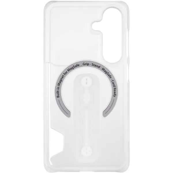 Чехол PC Soft Mist with Magnetic Fit для Samsung Galaxy S25 / S24 — Прозрачный — фото 4 Чехол PC Soft Mist with Magnetic Fit для Samsung Galaxy S25 / S24 — Прозрачный — фото 4