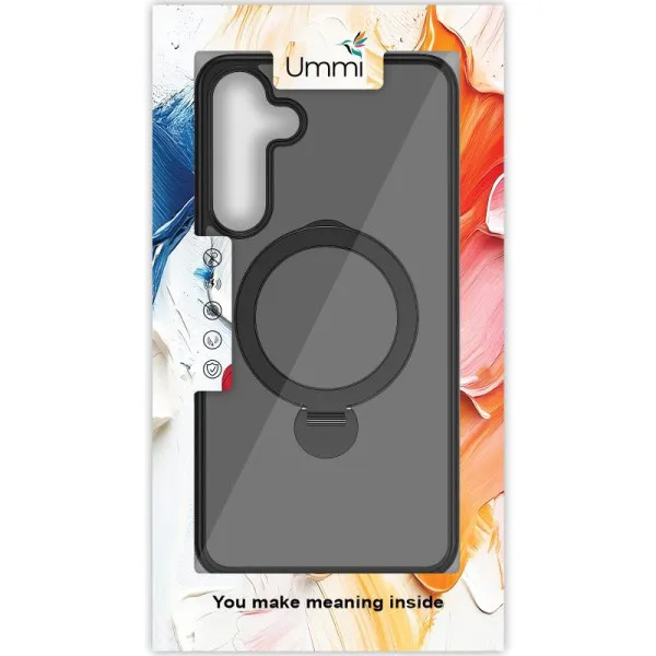 Чехол Ummi Colorful with Magnetic Fit HQ Ring для Samsung Galaxy S26 — Черный — фото 4 Чехол Ummi Colorful with Magnetic Fit HQ Ring для Samsung Galaxy S26 — Черный — фото 4
