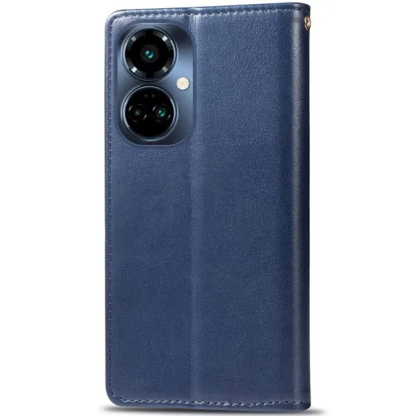 Кожаный чехол-книжка GETMAN Gallant (PU) для TECNO Camon 19 Neo — Синий — фото 2 Кожаный чехол-книжка GETMAN Gallant (PU) для TECNO Camon 19 Neo — Синий — фото 2