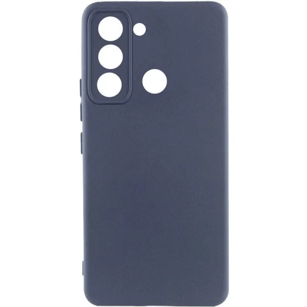 Чехол Silicone Cover Lakshmi Full Camera (AAA) для TECNO Pop 5 LTE — Темно-синий — фото 3