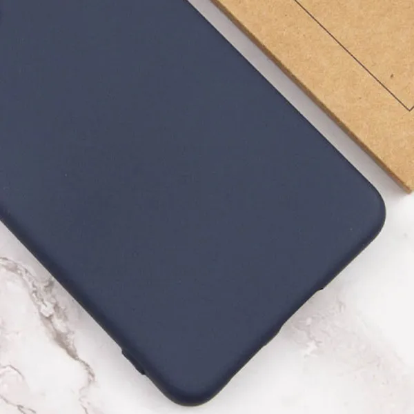 Чехол Silicone Cover Lakshmi Full Camera (AAA) для TECNO Pop 5 LTE — Темно-синий — фото 5