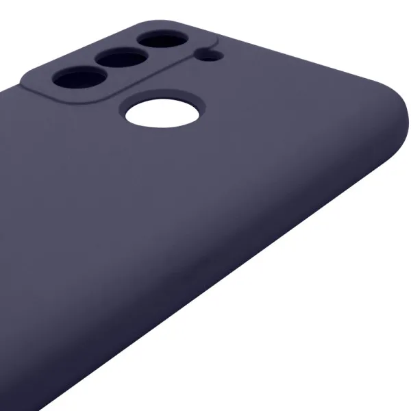 Чехол Silicone Cover Lakshmi Full Camera (AAA) для TECNO Pop 5 LTE — Темно-синий — фото 1