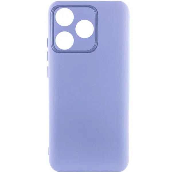Чехол Silicone Cover Lakshmi Full Camera (AAA) для TECNO Spark 10 — Сиреневый — фото 3 Чехол Silicone Cover Lakshmi Full Camera (AAA) для TECNO Spark 10 — Сиреневый — фото 3