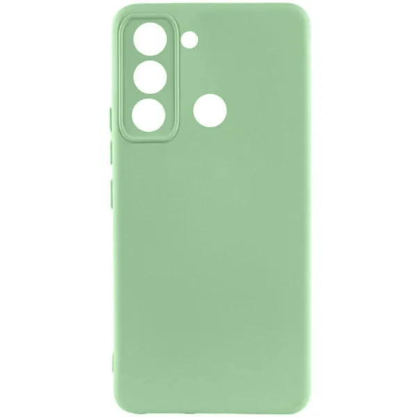 Чехол Silicone Cover Lakshmi Full Camera (AAA) для TECNO Spark 8C — Мятный — фото 1 Чехол Silicone Cover Lakshmi Full Camera (AAA) для TECNO Spark 8C — Мятный — фото 1