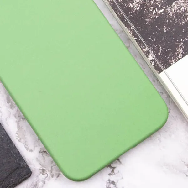 Чехол Silicone Cover Lakshmi Full Camera (AAA) для TECNO Spark 8C — Мятный — фото 3 Чехол Silicone Cover Lakshmi Full Camera (AAA) для TECNO Spark 8C — Мятный — фото 3