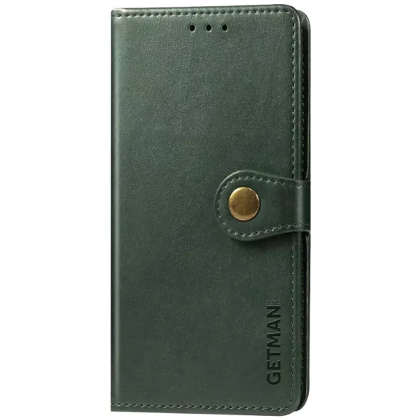 Кожаный чехол-книжка GETMAN Gallant (PU) для TECNO Spark 9 Pro (KH7n) — Зеленый — фото 1 Кожаный чехол-книжка GETMAN Gallant (PU) для TECNO Spark 9 Pro (KH7n) — Зеленый — фото 1