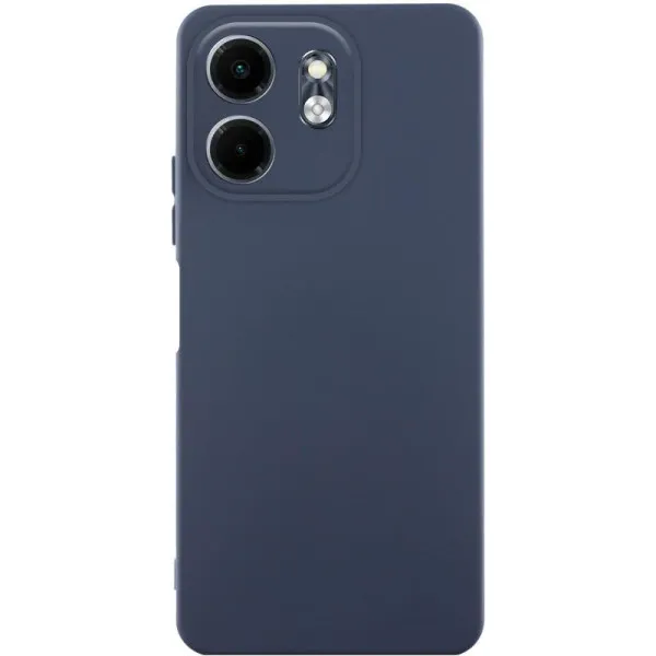 Чехол TPU GETMAN Liquid Silk Full Camera для TECNO Spark Go 2 — Синий Чехол TPU GETMAN Liquid Silk Full Camera для TECNO Spark Go 2 — Синий