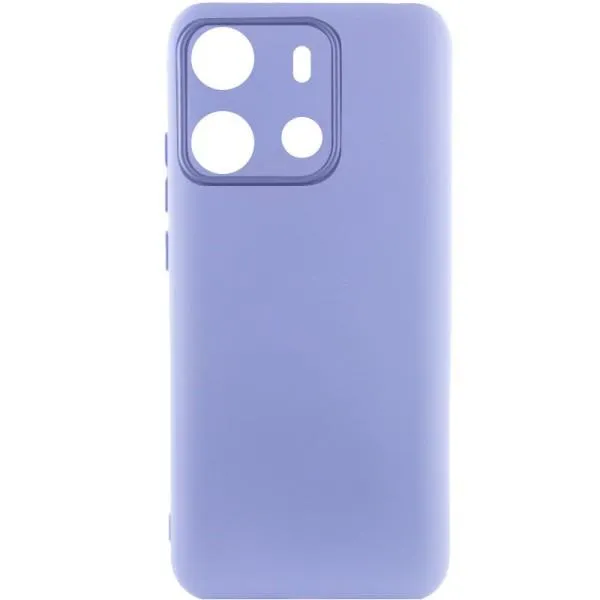 Чехол Silicone Cover Lakshmi Full Camera (A) для Tecno Spark Go 2023 — Сиреневый — фото 1