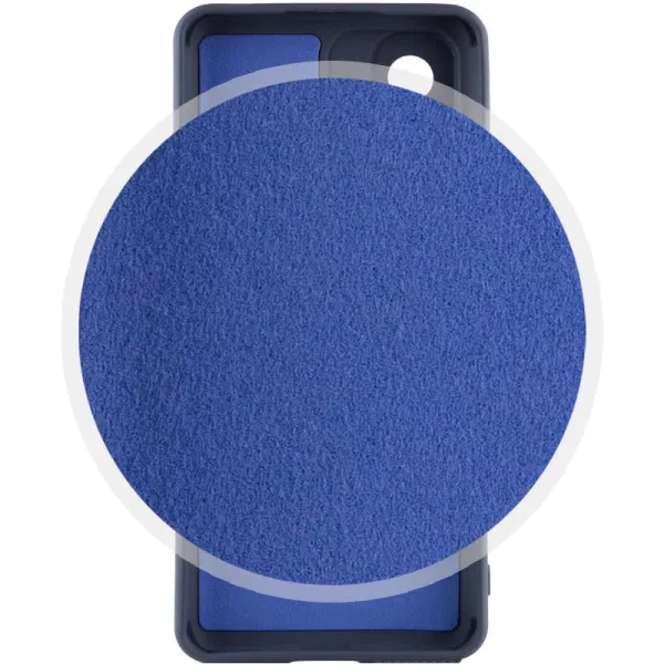 Чехол Silicone Cover Lakshmi Full Camera (A) для Tecno Spark Go 2023 — Синий — фото 3