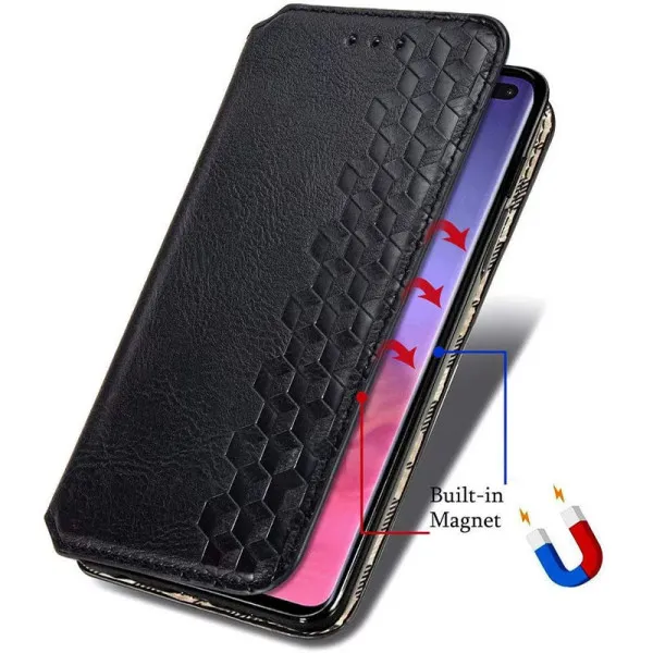 Кожаный чехол-книжка GETMAN Cubic (PU) для Xiaomi 12T / 12T Pro — Черный — фото 3 Кожаный чехол-книжка GETMAN Cubic (PU) для Xiaomi 12T / 12T Pro — Черный — фото 3