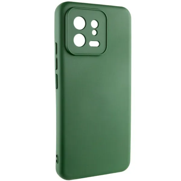 Чохол TPU GETMAN Liquid Silk Full Camera для Xiaomi 13 Pro — Зелений — фото 2