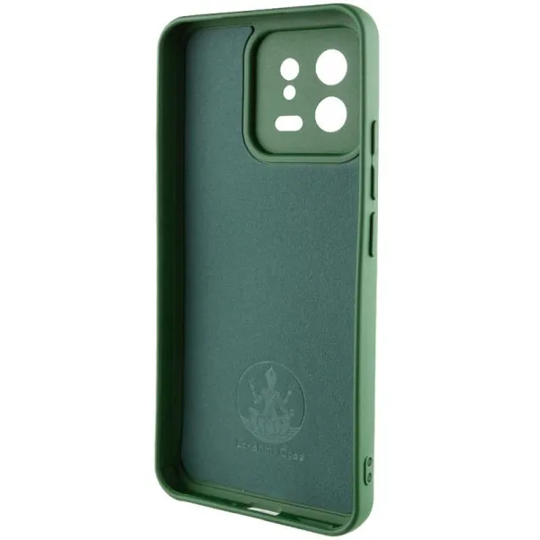 Чохол TPU GETMAN Liquid Silk Full Camera для Xiaomi 13 Pro — Зелений — фото 4