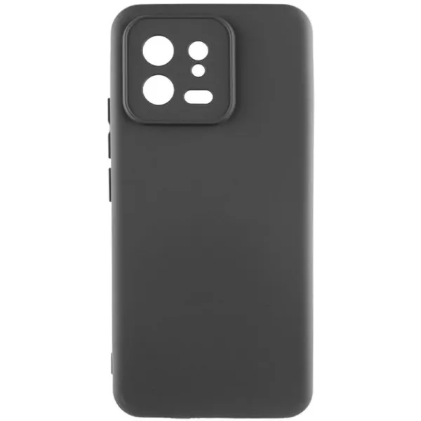 Чохол TPU GETMAN Liquid Silk Full Camera для Xiaomi 13 — Чорний Чохол TPU GETMAN Liquid Silk Full Camera для Xiaomi 13 — Чорний