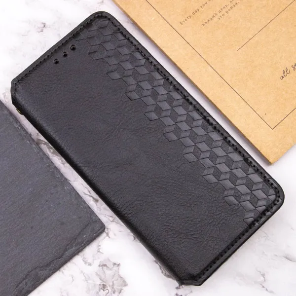 Кожаный чехол-книжка GETMAN Cubic (PU) для Xiaomi 14T Pro — Черный — фото 5 Кожаный чехол-книжка GETMAN Cubic (PU) для Xiaomi 14T Pro — Черный — фото 5