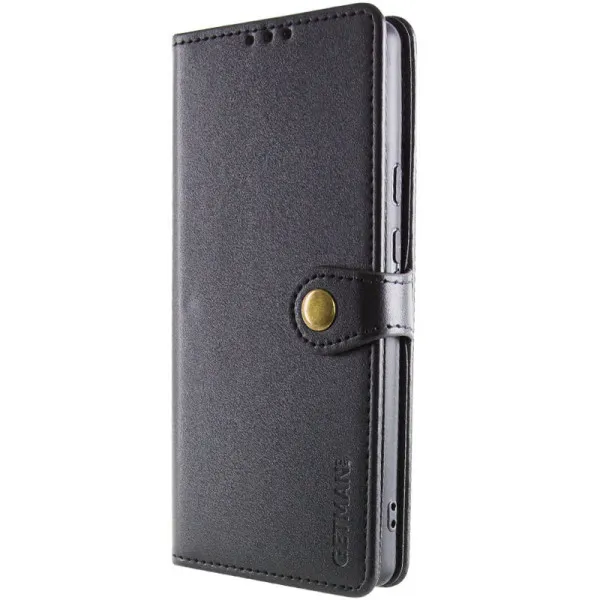 Кожаный чехол-книжка GETMAN Gallant (PU) для Xiaomi 14T — Черный — фото 2 Кожаный чехол-книжка GETMAN Gallant (PU) для Xiaomi 14T — Черный — фото 2