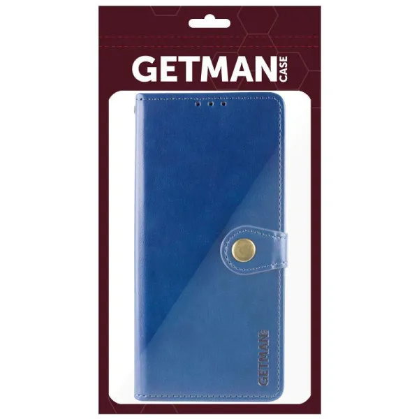 Кожаный чехол-книжка GETMAN Gallant (PU) для Xiaomi 15 — Синий — фото 5 Кожаный чехол-книжка GETMAN Gallant (PU) для Xiaomi 15 — Синий — фото 5